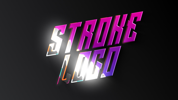 Stroke Lines Logo - VideoHive 22374692