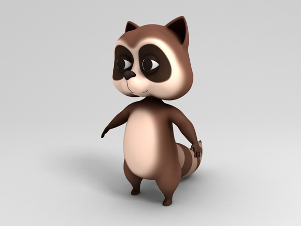 Raccoon Character - 3Docean 22374835