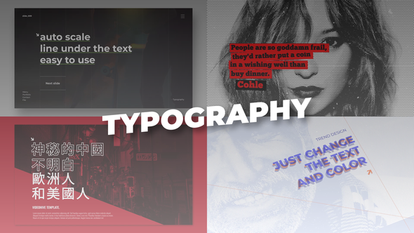 Typography Titles \ AE