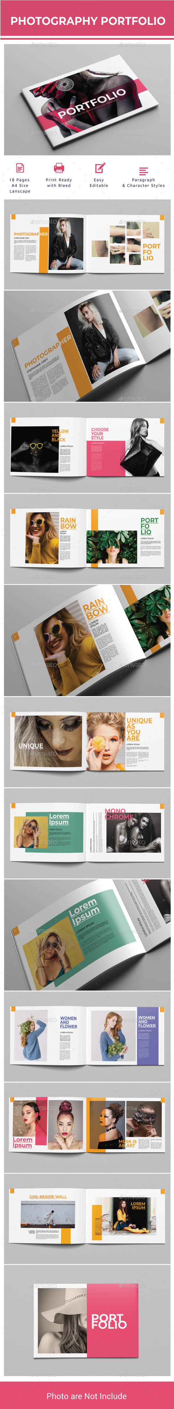 Photography Portfolio Template - Portfolio Brochures