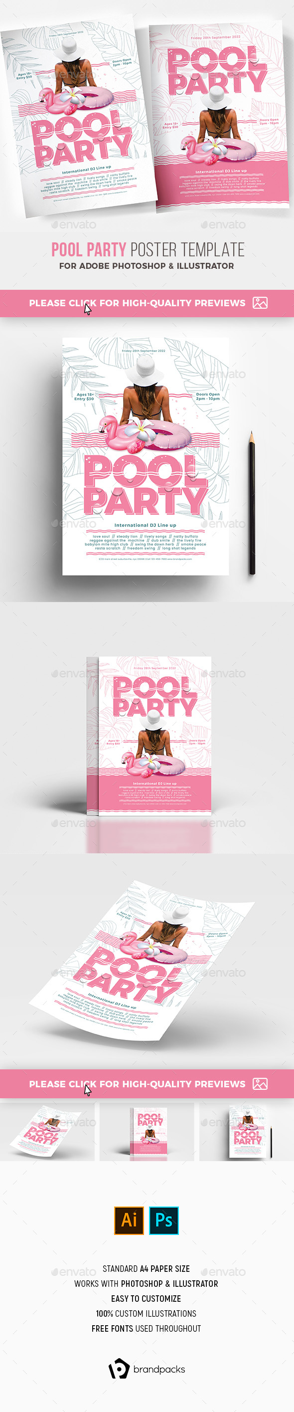 Pool Party Flyer / Poster