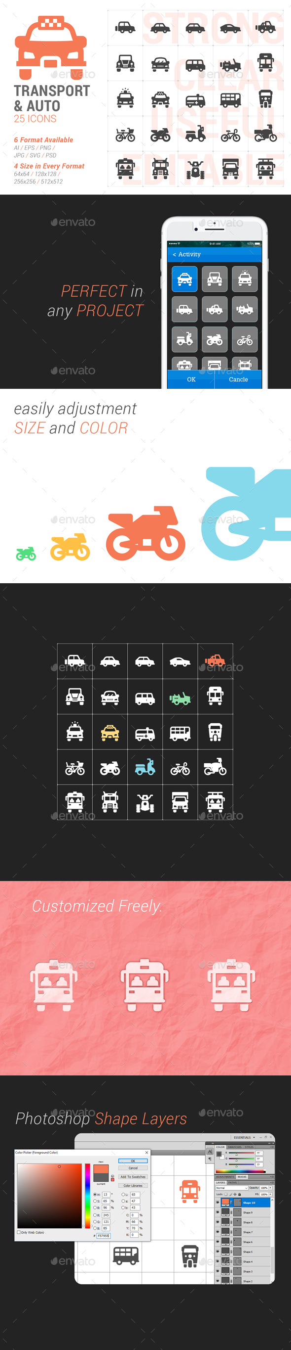 Vehicle & Transport Filled Icon - Icons