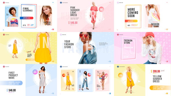Fashion Store Pack - VideoHive 22383769