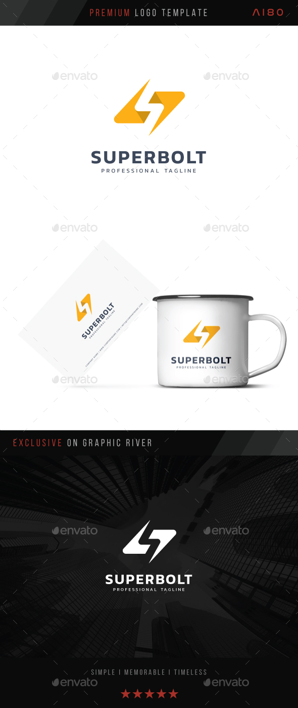 Super Bolt Logo - Symbols Logo Templates
