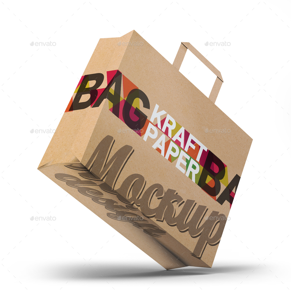 Kraft Paper Bag Mock-Up by L5Design | GraphicRiver
