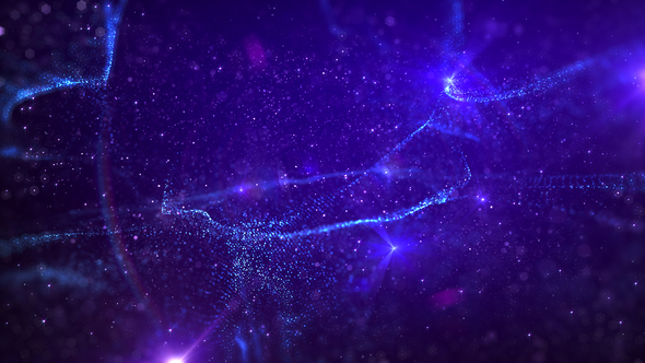 Elegant Glitter Particles Background