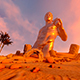 Golden Statue In The Ancient City - VideoHive Item for Sale