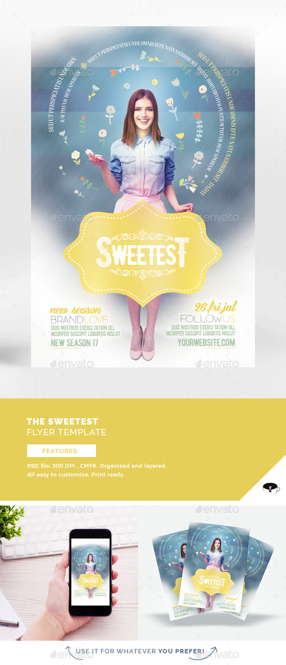 The Sweetest Flyer Template - Events Flyers