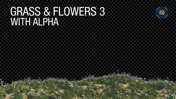 Grass & Flowers with Alpha 3