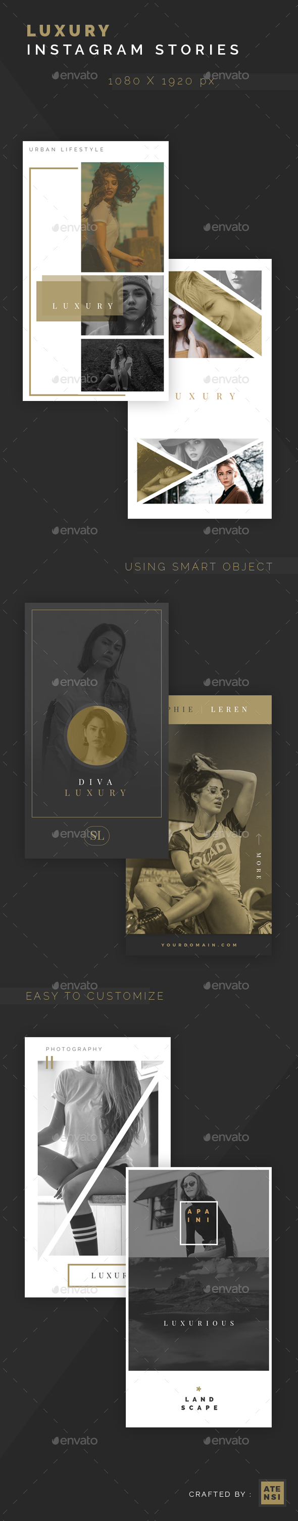 Luxury Insta Stories - Social Media Web Elements