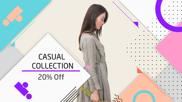 Pop Promo Slide Video Displays template preview