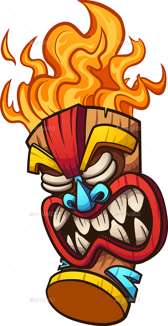 Tiki Mask by memoangeles | GraphicRiver Tiki Mask by memoangeles | GraphicRiver
