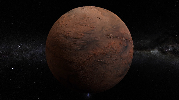 Orange Planet 360 Rotation Seamless Loop alt