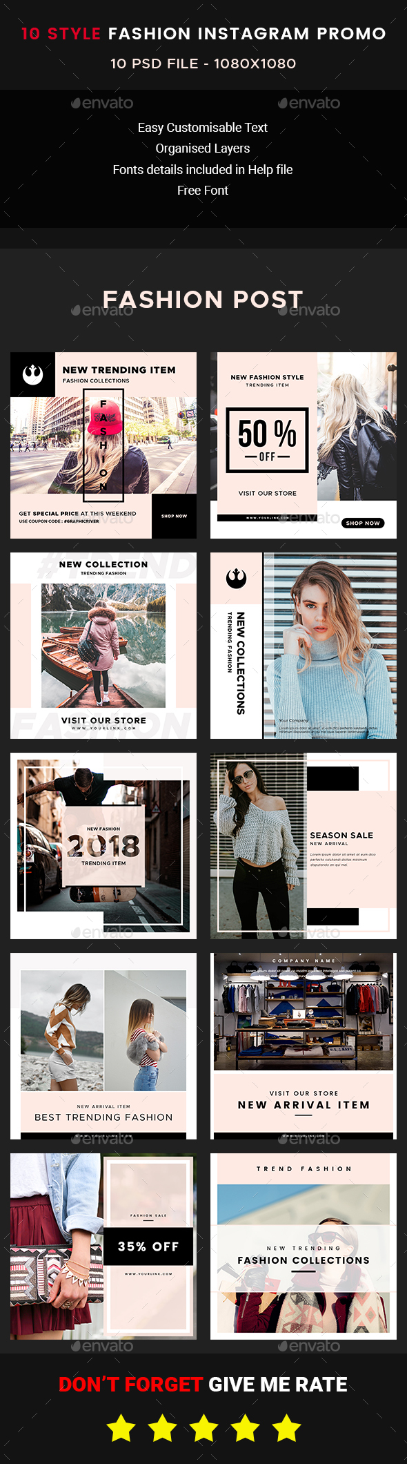 Instagram Post - Social Media Web Elements