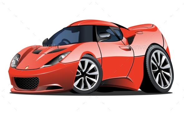 Cartoon Vector Car - Man-made Objects Objects