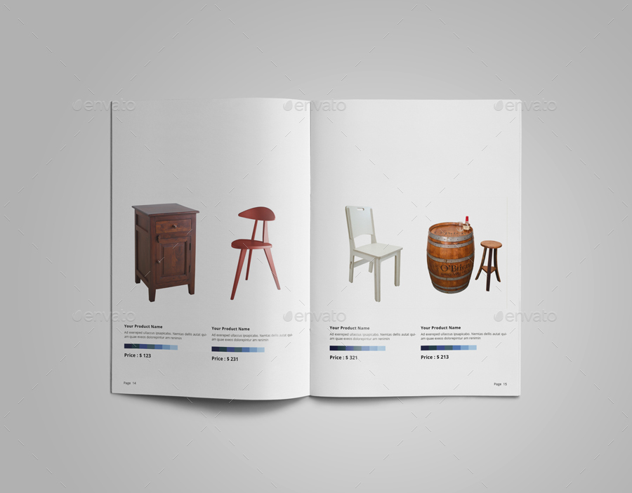 A5 Multipurpose Catalogs / Brochure Template, Print Templates