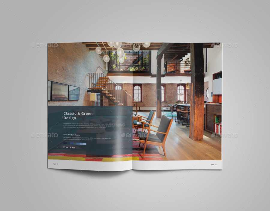 A5 Multipurpose Catalogs / Brochure Template, Print Templates