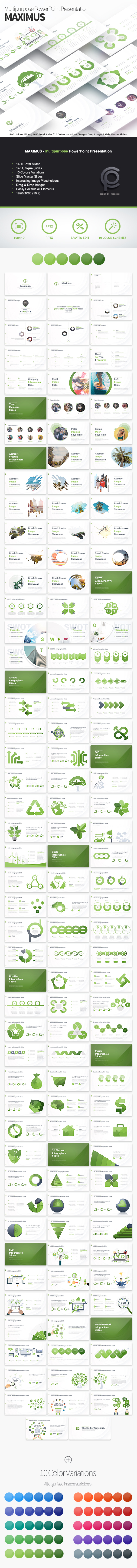 Maximus - Multipurpose PowerPoint Presentation - Business PowerPoint Templates