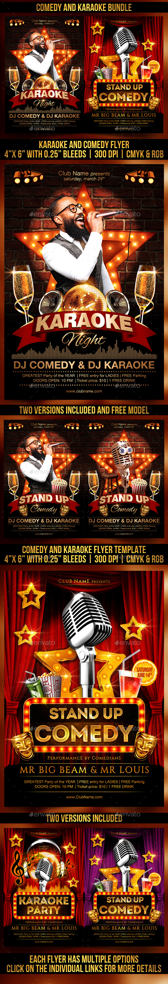 Comedy and Karaoke Bundle - Clubs & Parties Events