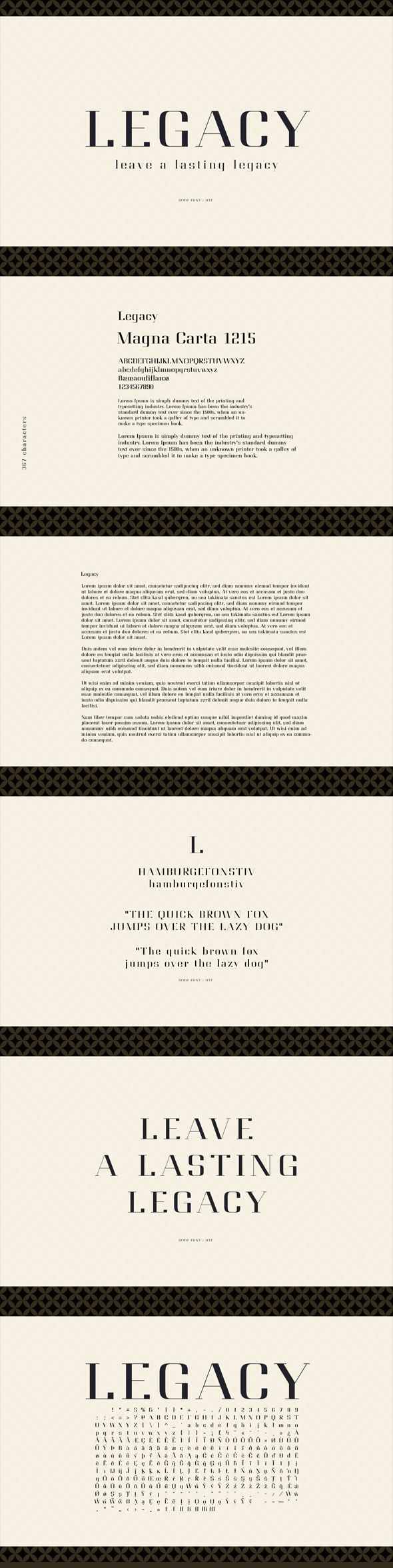 Legacy - High Class Serif - Serif Fonts