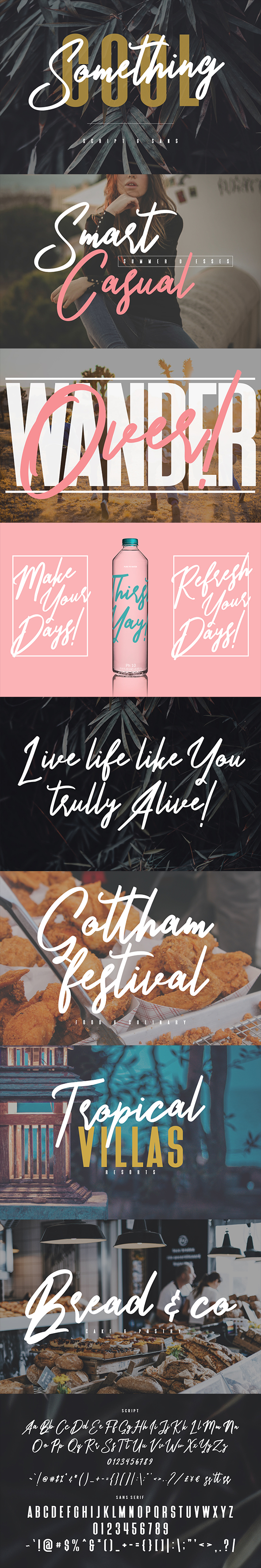 Something Cool Typeface - Calligraphy Script
