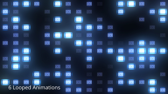 Lights Blue Background 4K alt