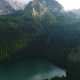 Aerial View at a Beautiful Lake in the Mountains. Black Lake, Montenegro. - VideoHive Item for Sale