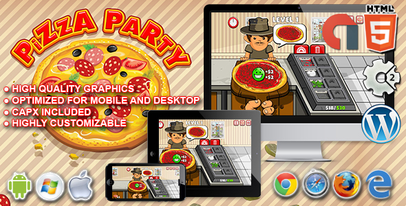 Pizza Party - CodeCanyon 15710954