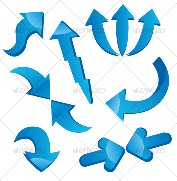 Set of arrows - Decorative Vectors