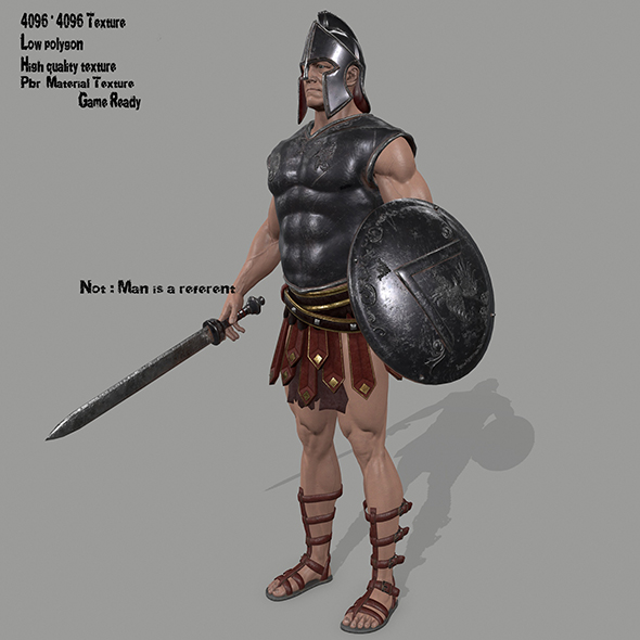 gladiator armor - 3Docean 22401570