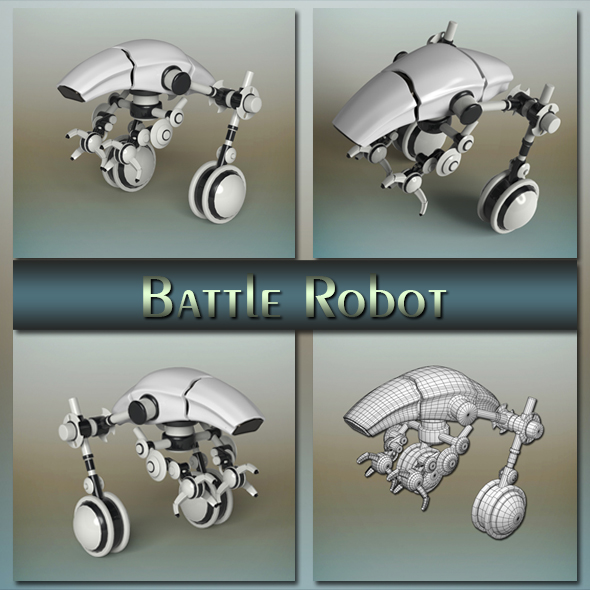 Battle Robot - 3Docean 22401630