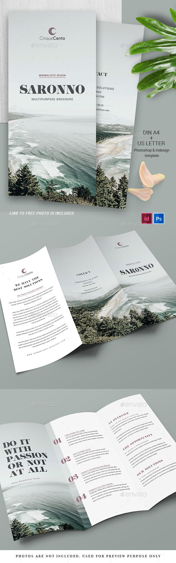 Multipurpose Trifold Brochure - Vol.2 - Brochures Print Templates
