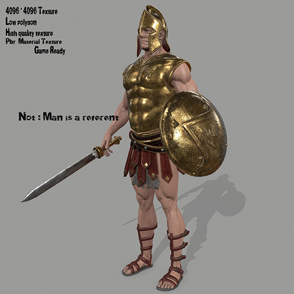 gladiator armor - 3Docean 22403808