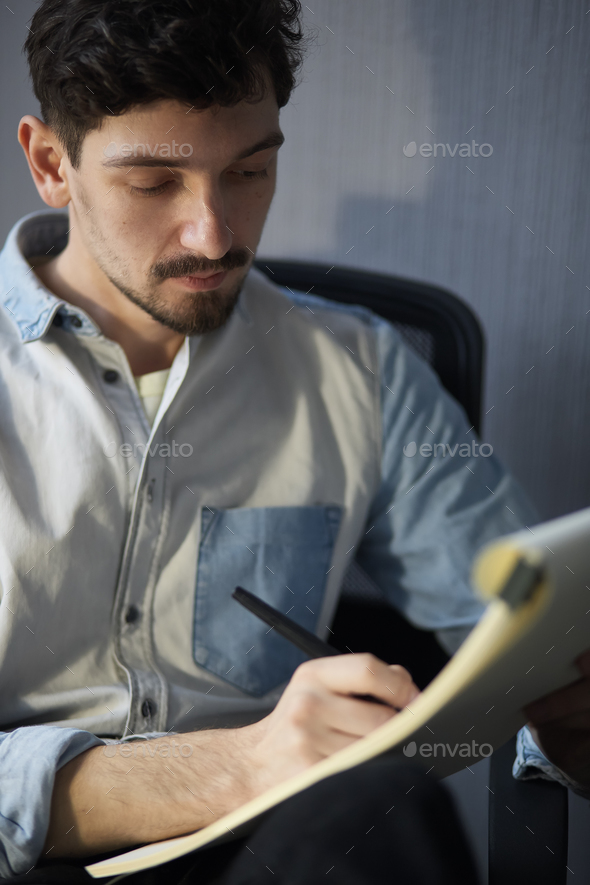 Designer drawing design project. - Stock Photo - Images