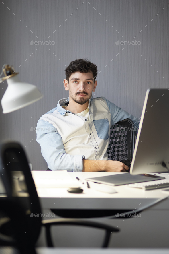 Man thinking about solution. - Stock Photo - Images