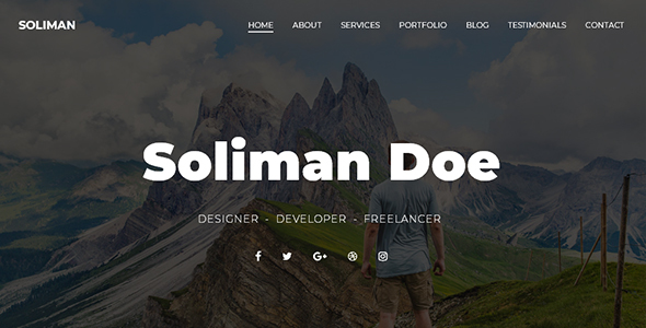 Soliman - Creative - ThemeForest 22125387