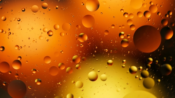 Bubbles On Colored Background