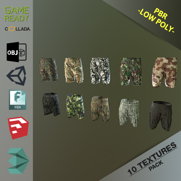 Camouflage Pants 1 - 3Docean 22406493