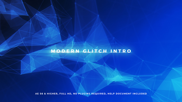 Modern Glitch Intro - VideoHive 20614919