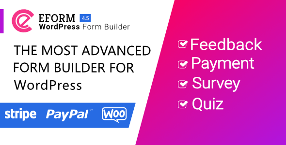 eForm - WordPress Form Builder - CodeCanyon Item for Sale