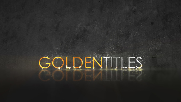 Golden Titles - VideoHive 22407830