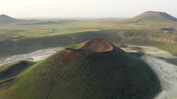 Caldera Lake during sunrise