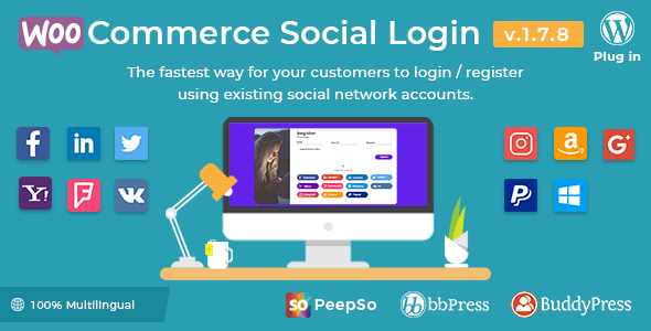 WooCommerce Social Login - WordPress Plugin - CodeCanyon Item for Sale