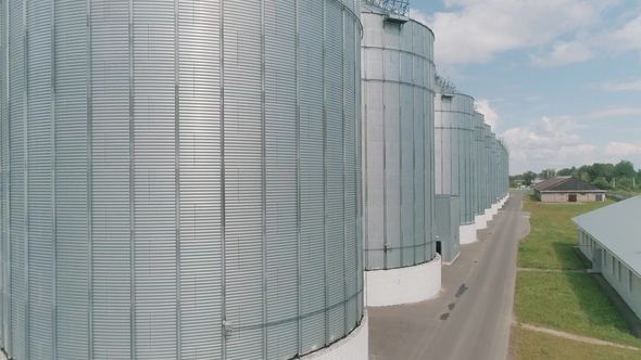 Big Grain Elevators