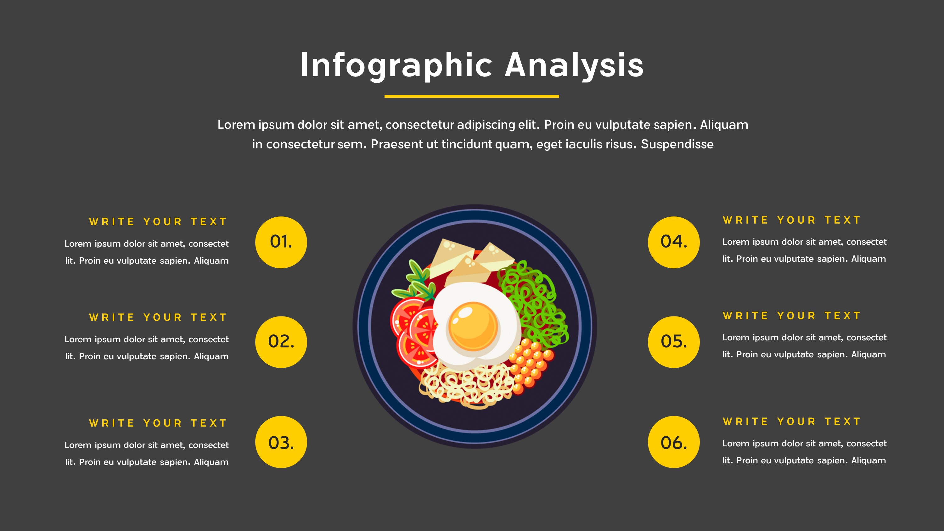 Food Court PowerPoint Template Presentations, Presentation Templates