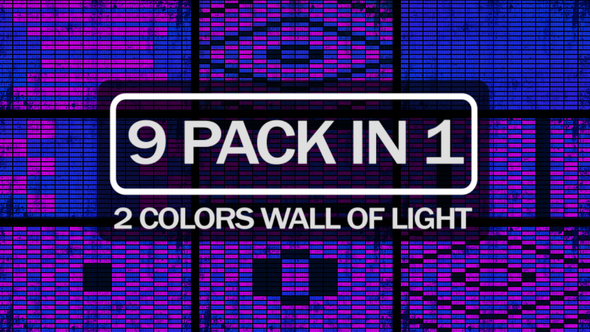 2 Colors Wall Of Light