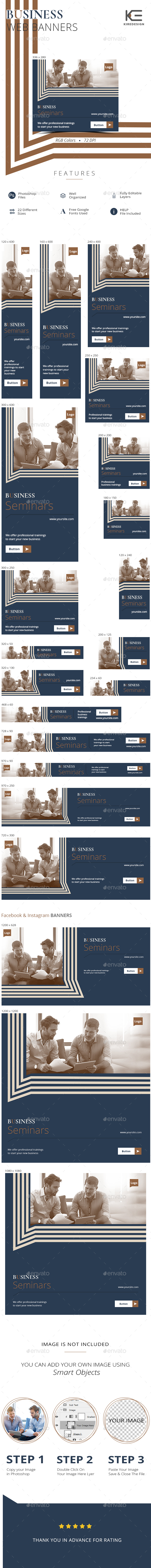 Business Banners - Banners & Ads Web Elements
