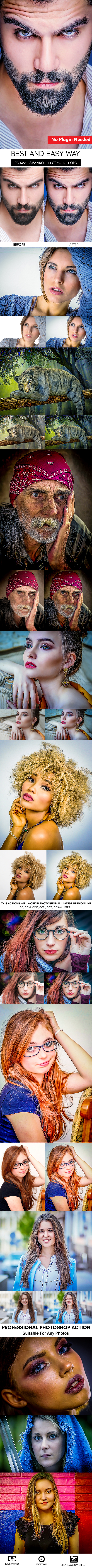 Oil Painting :: Photoshop Action - Photo Effects Actions