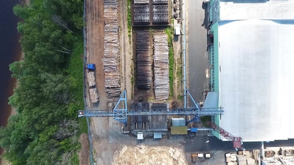 Woodworking Factory Top View