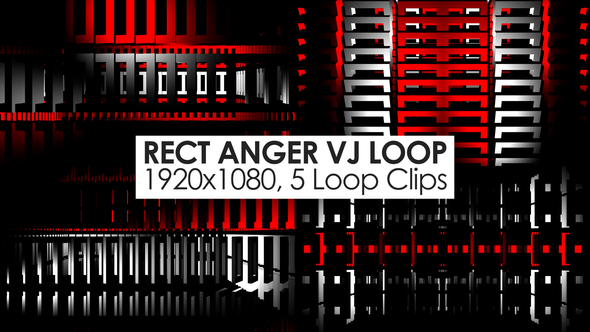 Rect Anger VJ Loops